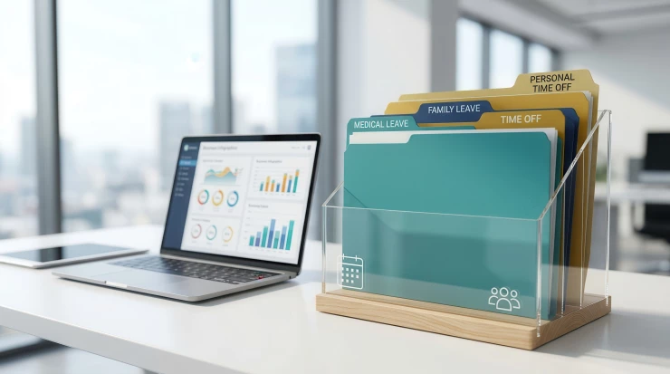 Benefits communication calendar showing employee benefits messages scheduled across the plan year