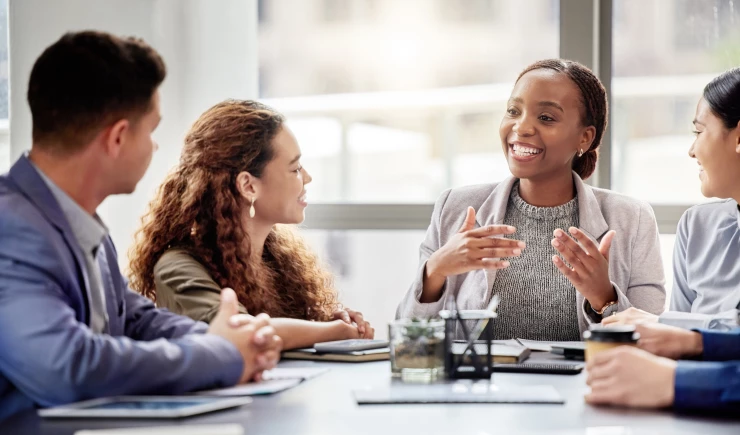 Employees comparing 401 plans
